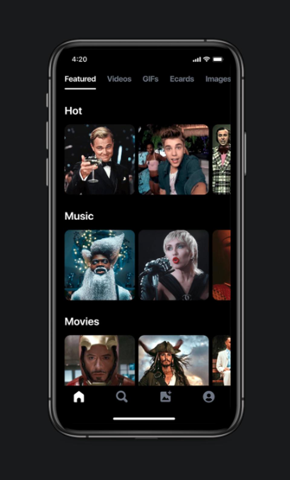Reface uses deepfake technology driven by AI to insert you into all kinds of different celebrity videos.