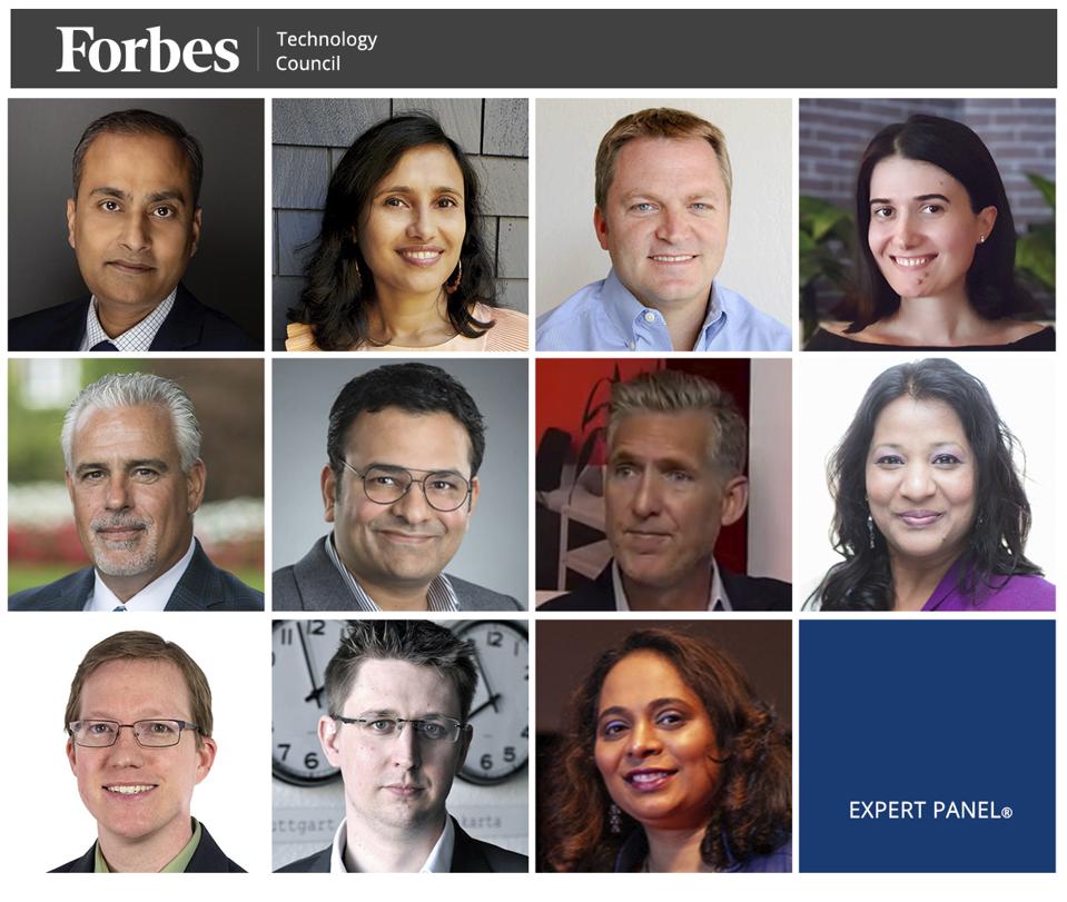 Photos of featured Forbes Technology Council members.