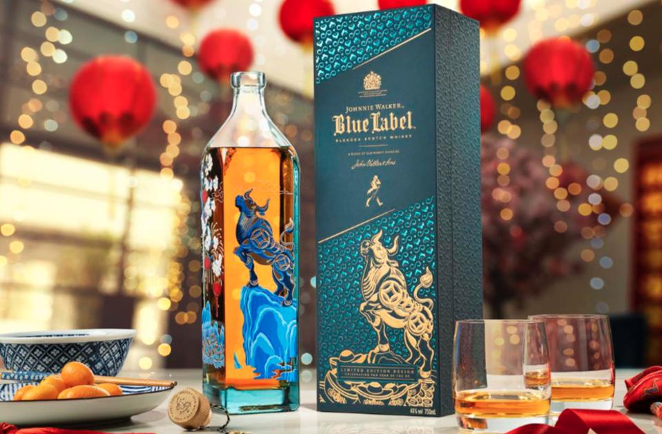 Limited edition blue label for year of the ox Johnnie Walker Blue Label Launches Limited Edition Year Of The Ox