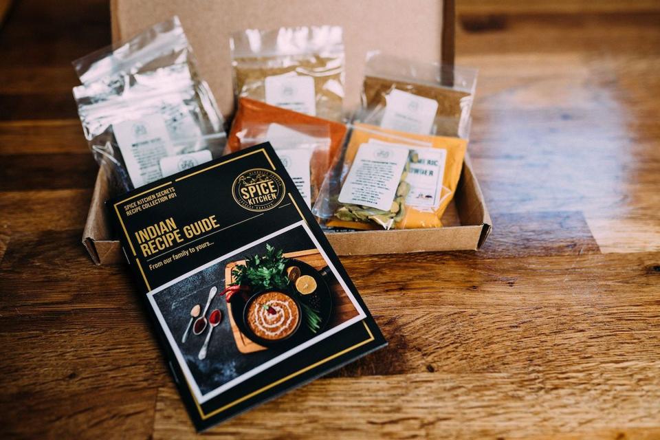 spices in a box