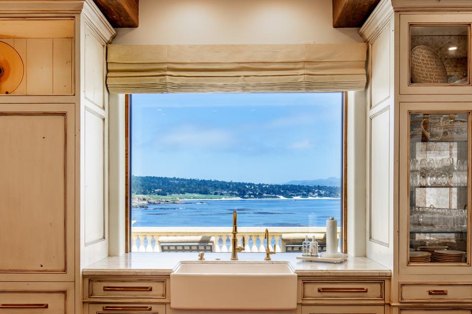 View above the kitchen sink.