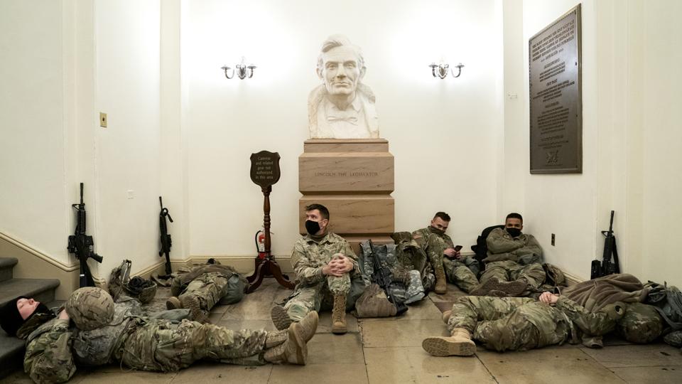 Washington, DC Prepares For Potential Unrest Ahead Of Presidential Inauguration