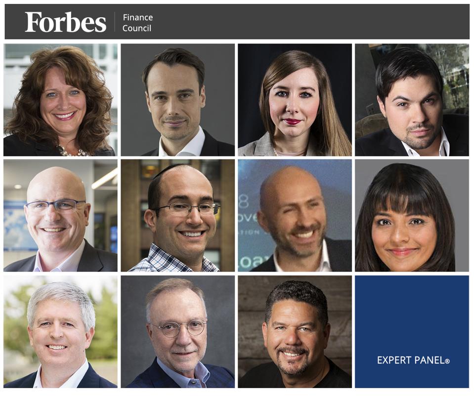 Photos of featured Forbes Finance Council members.