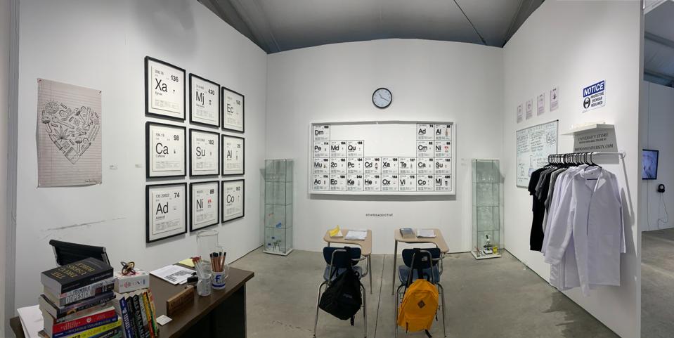 Hofman University, an art installation that Daniel Allen Cohen debuted at Art Basel in Miami in 2019.