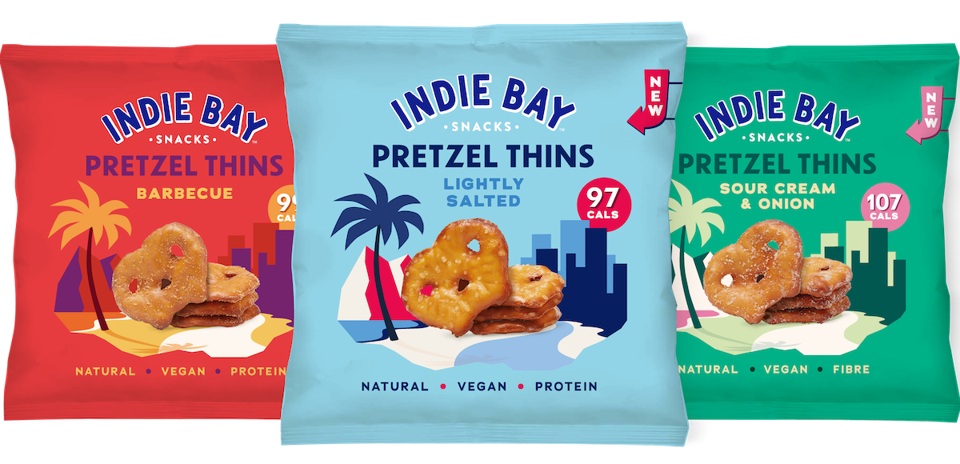3 bags of pretzels