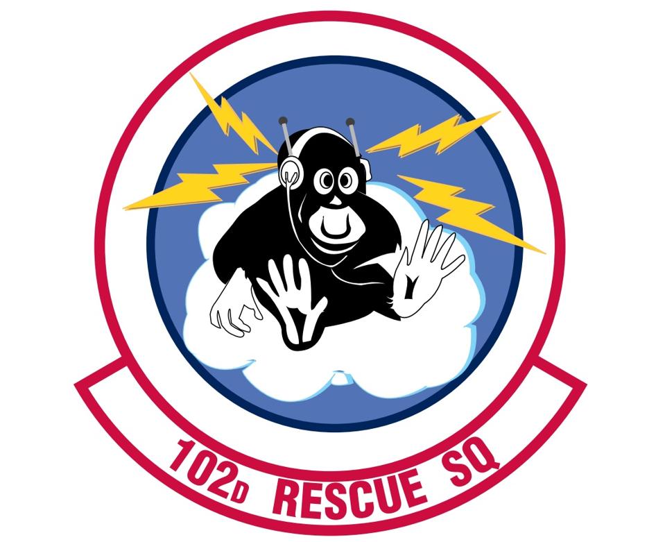 The unit emblem of the 102nd Rescue Squadron of the 106th Rescue Wing of the New York ANG.