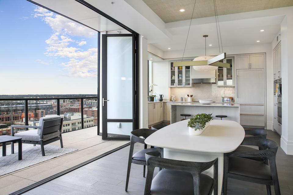 A model unit at the Coloradan.