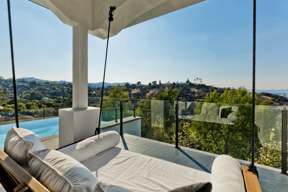 The view from a luxury home in Los Angeles.