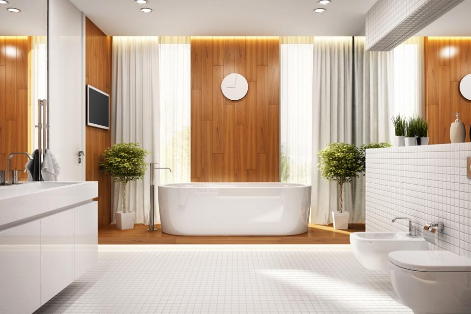 Modern design bathroom