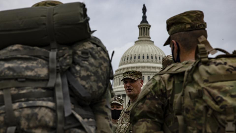 Washington, DC Prepares For Potential Unrest Ahead Of Presidential Inauguration