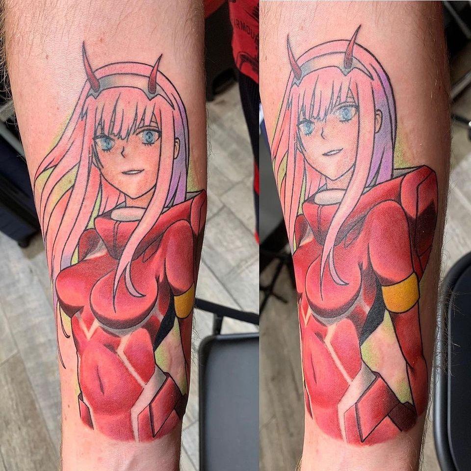 One of a number of suggestive images on the American Tattoo Society of Nellis AFB.