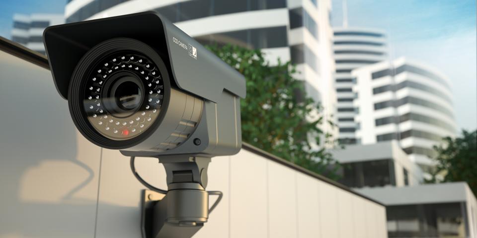 Security camera, 3D illustration
