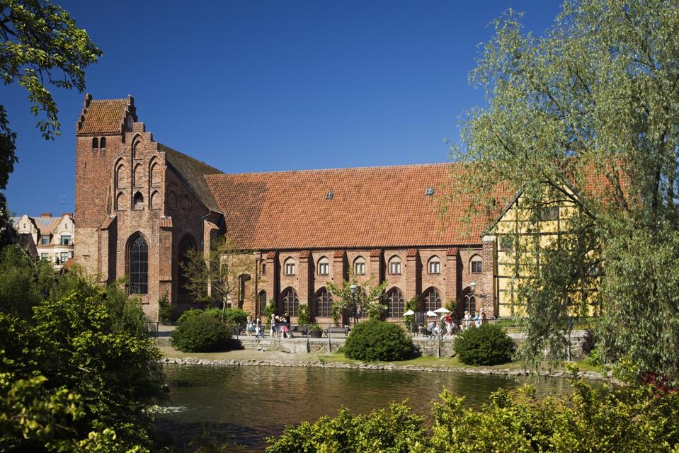 Greyfriars Abbey, a medieval former friary in Ystad, Sweden.