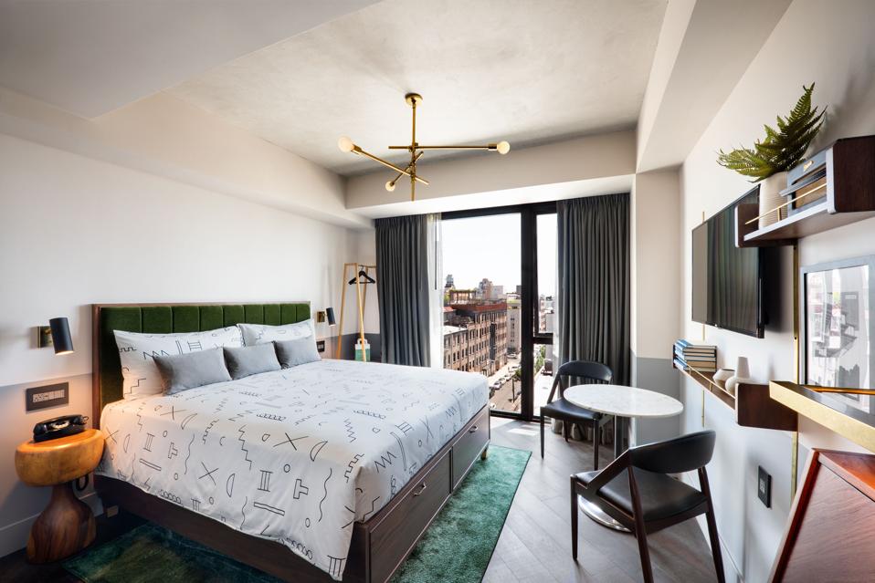 A ″roomy″ room at The Hoxton