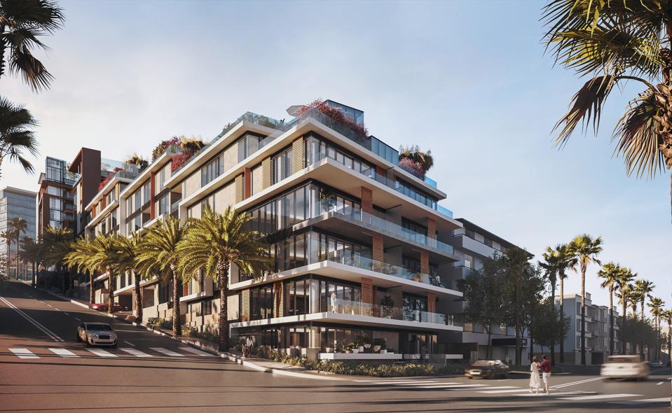 The exterior of Pendry West Hollywood Hotel.