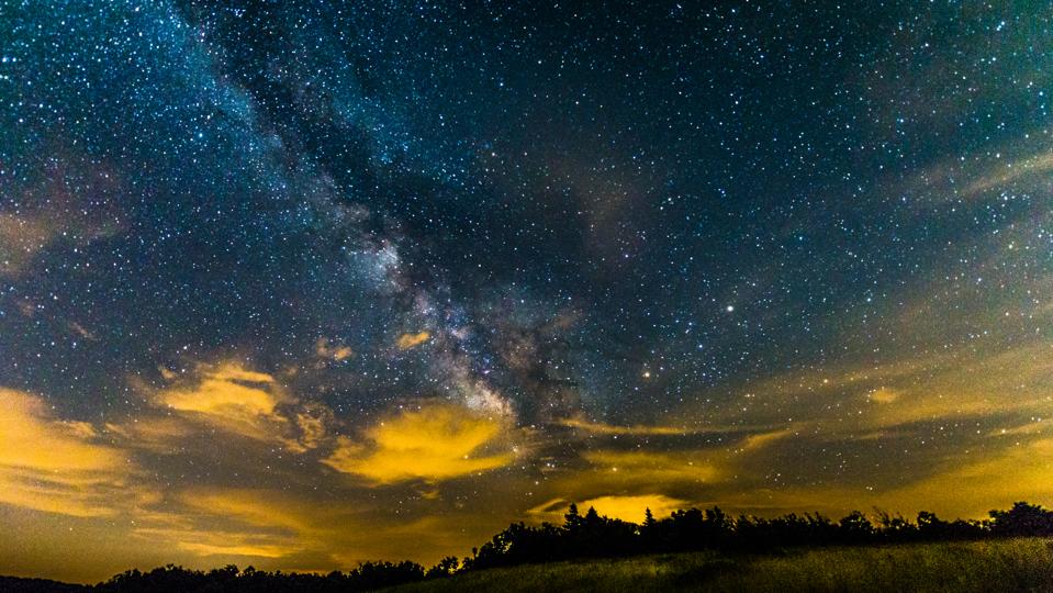 The Summer Milky Way from Shenandoah National Park, Virginia