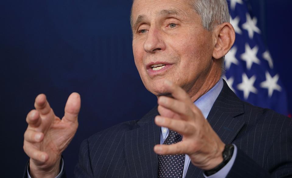 Health briefing by Dr Anthony Fauci