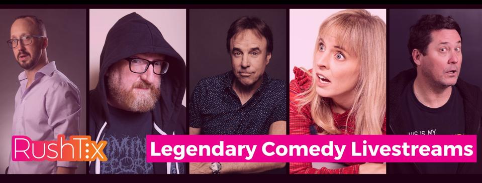 Comedians featured on livestreams by RushTix