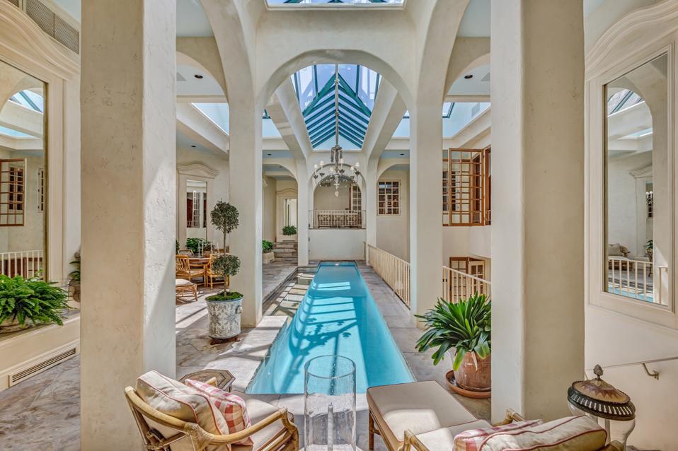 Indoor lap pool