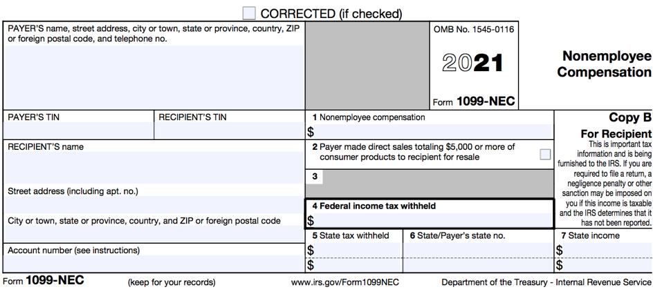 What Is Form 1099 Nec What Is Form 1099 Nec