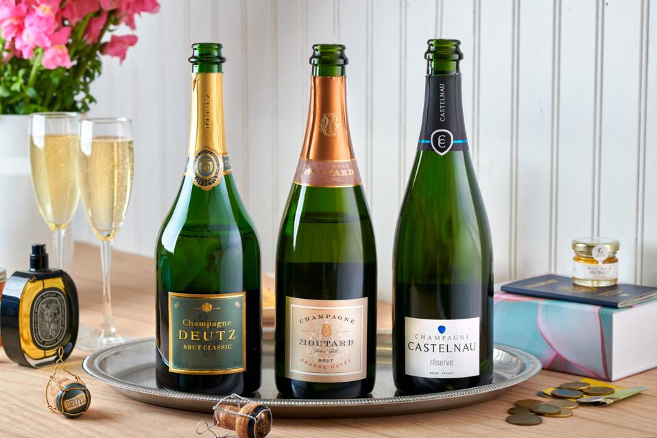 Some of the wines that American airlines is featuring.