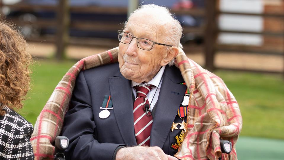 Tom Moore, Military Veteran Who Raises Funds for NHS, Celebrates 100th Birthday