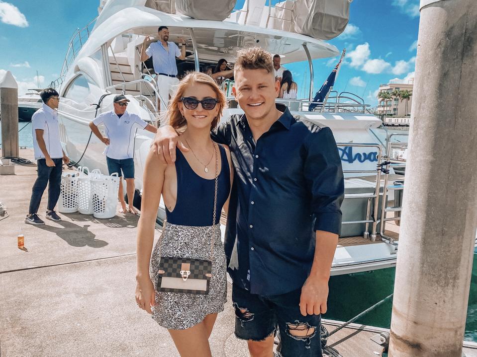 Sister and brother Joy and Bryce Monkivitch, owners of Sincere Sally, an online fashion brand.