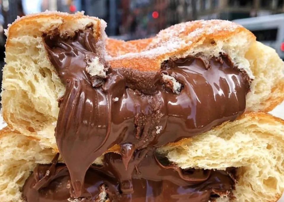 You'll be happy the Nutella Bomboloni from Angelina Bakery comes in a package of eight.