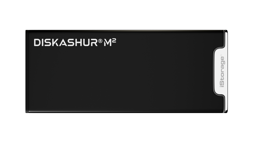 diskAshur M2 in its sleeve