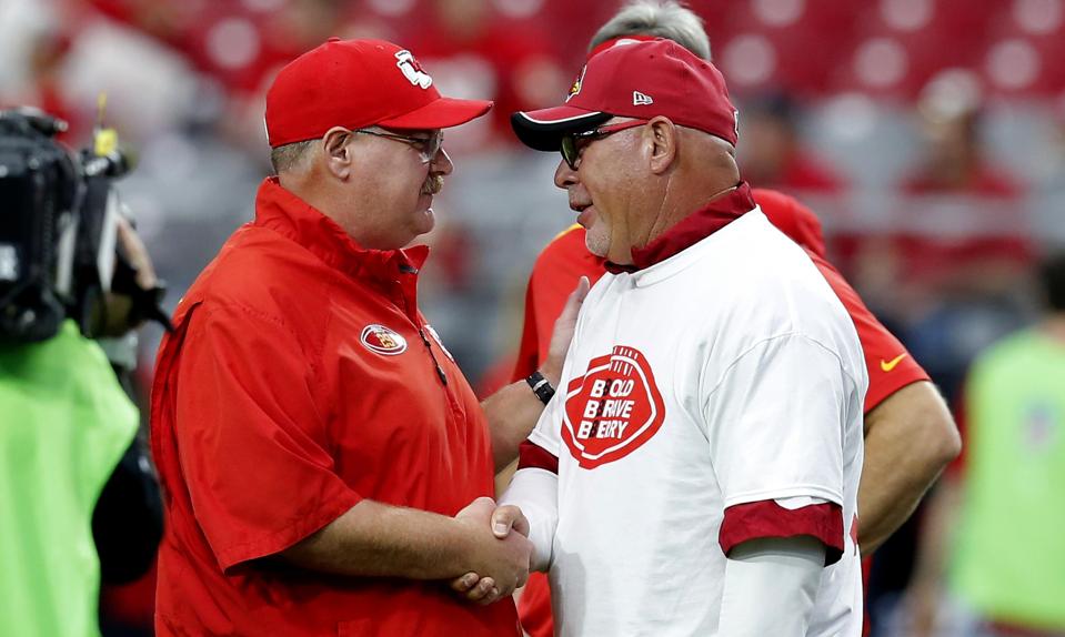 Bruce Arians used to coach the Kansas City Chiefs.