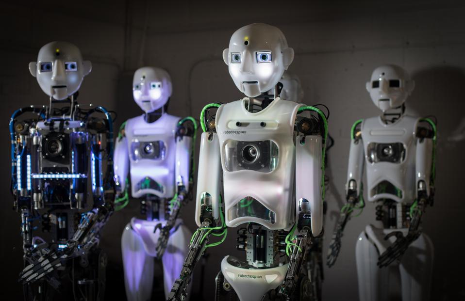 Humanoid Robots Are Made At Engineered Arts Robotics Factory