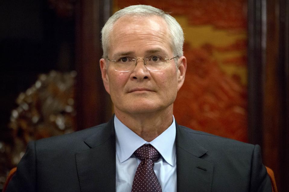Exxon Mobil Chairman & CEO Darren Woods Meets Chinese Premier Li Keqiang