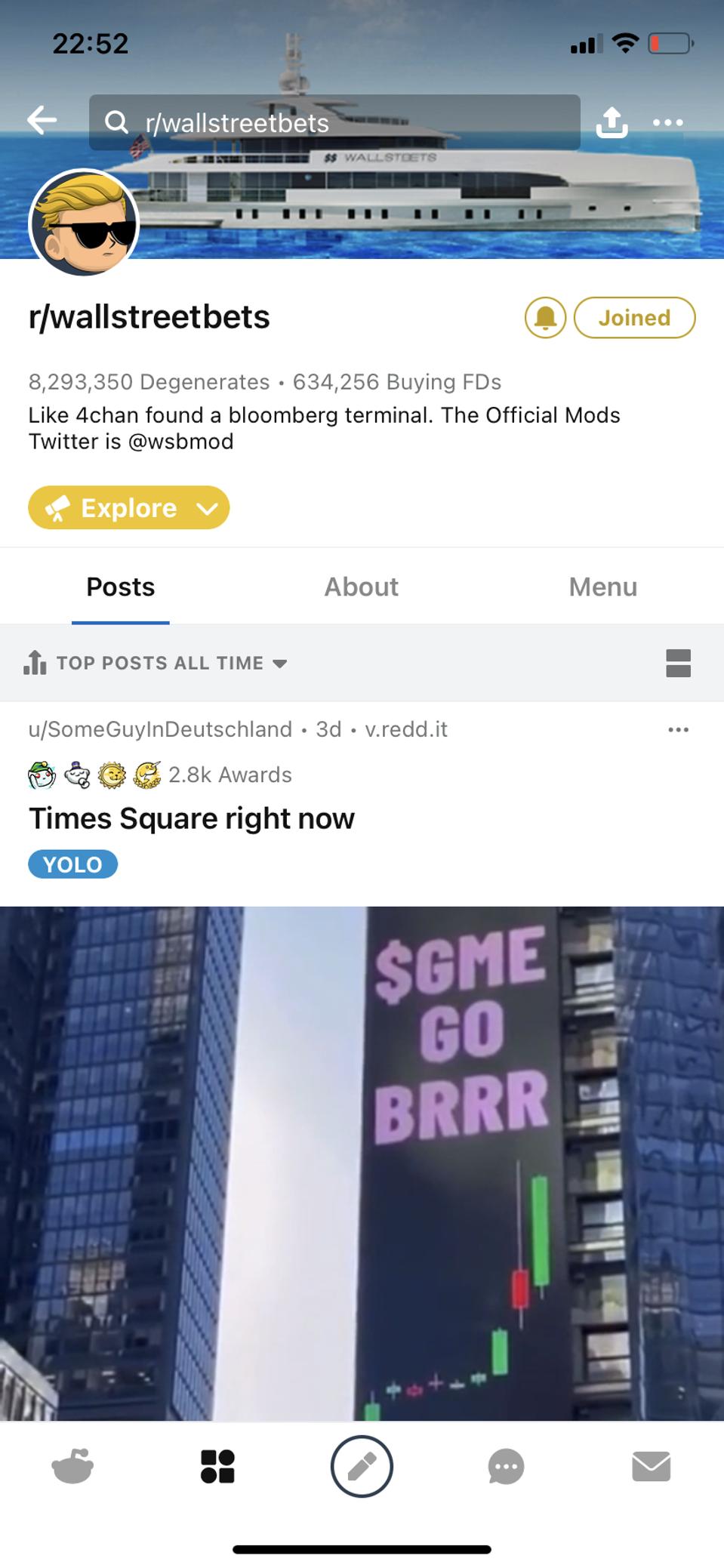 Wallstreetbets, reddit, Gamestock, Stonks,