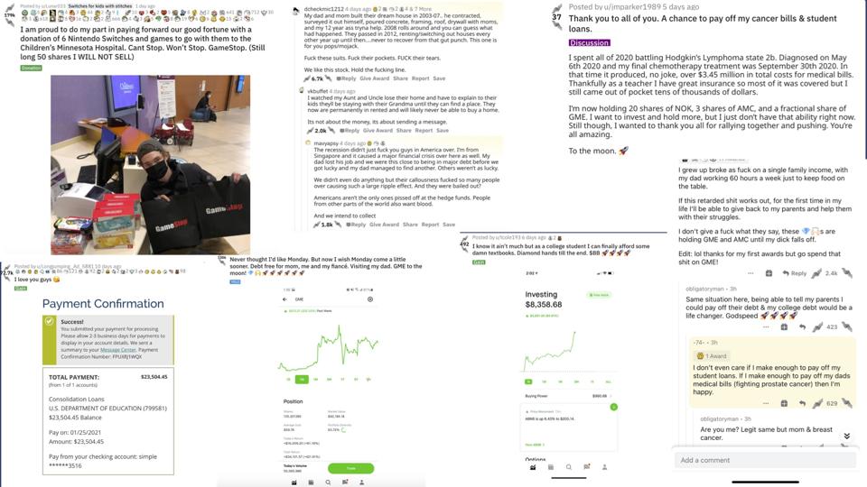WallStreetbets, gamestop, nokia, AMC, reddit,