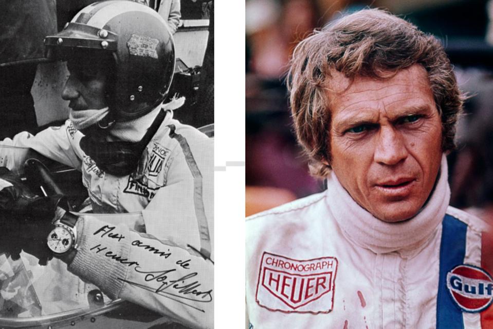 Jack Heuer further cemented his brand’s link to Porsche with a creative sponsorship arrangement with legendary Swiss racing driver and Porsche dealer Jo Siffert.