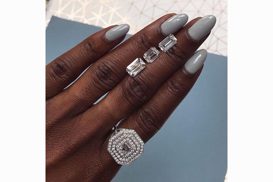 The beauty of emerald-cut diamonds