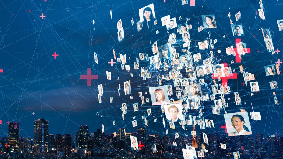 Global communication network concept. Worldwide business. Diversity.