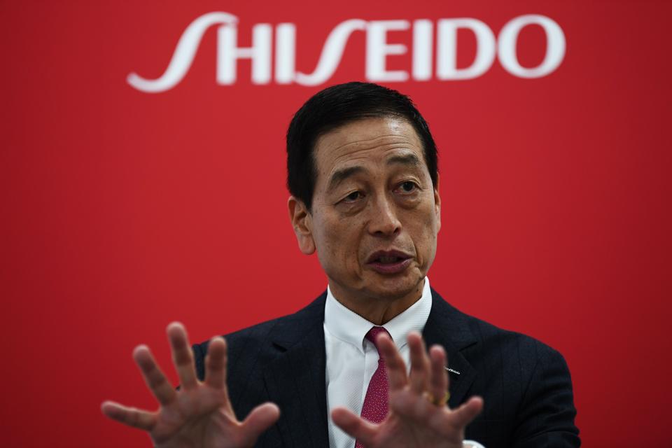JAPAN-COSMETICS-SHISEIDO CEO Masahiko Uotani