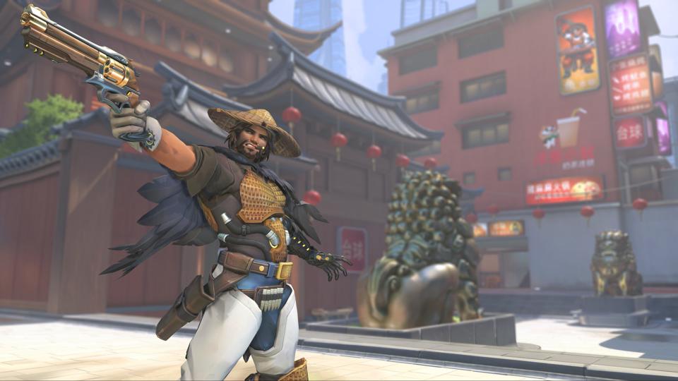 Overwatch 2021 Anul Nou Lunar, pielea lui Xiake McCree