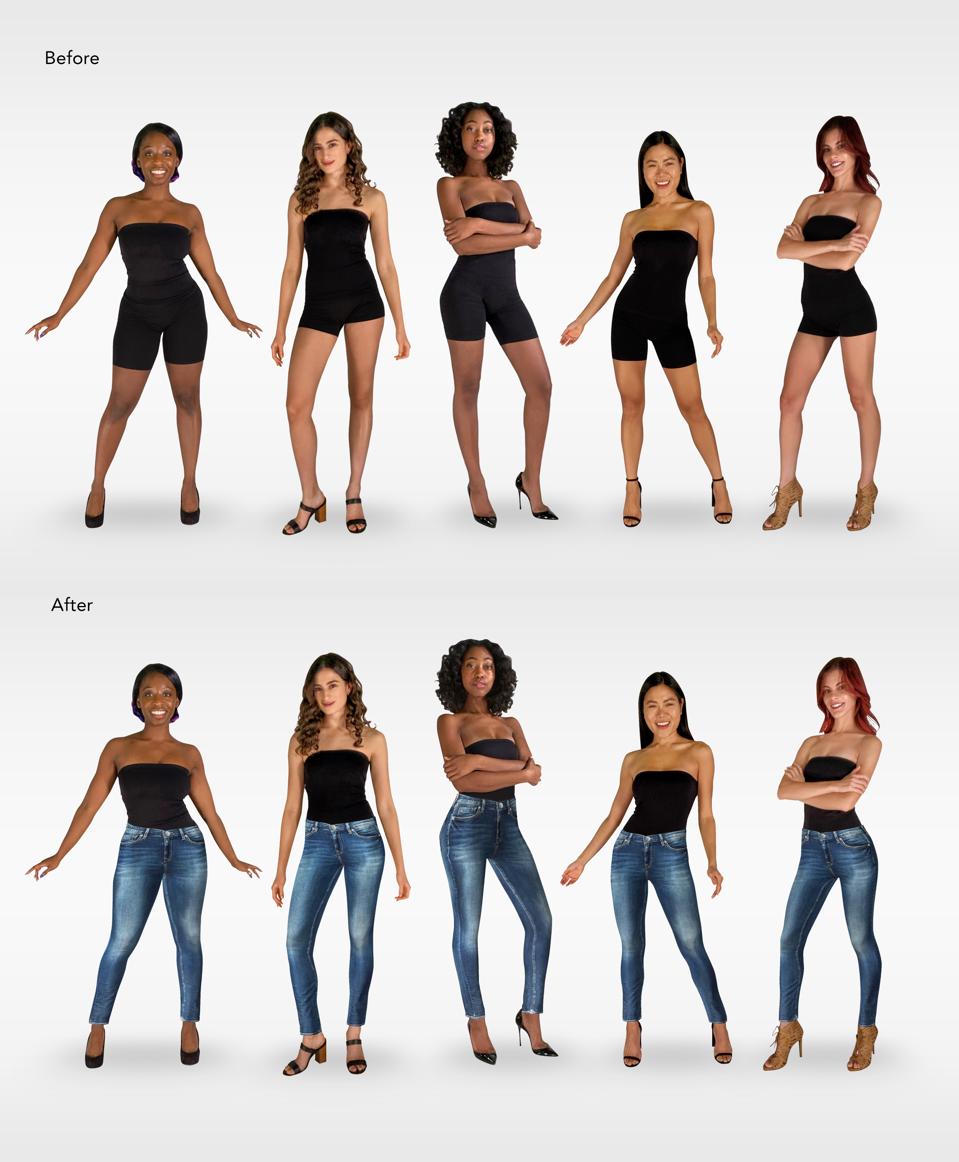 StyleScan augmented try-on technology digitally dresses models and consumers in 3D apparel.
