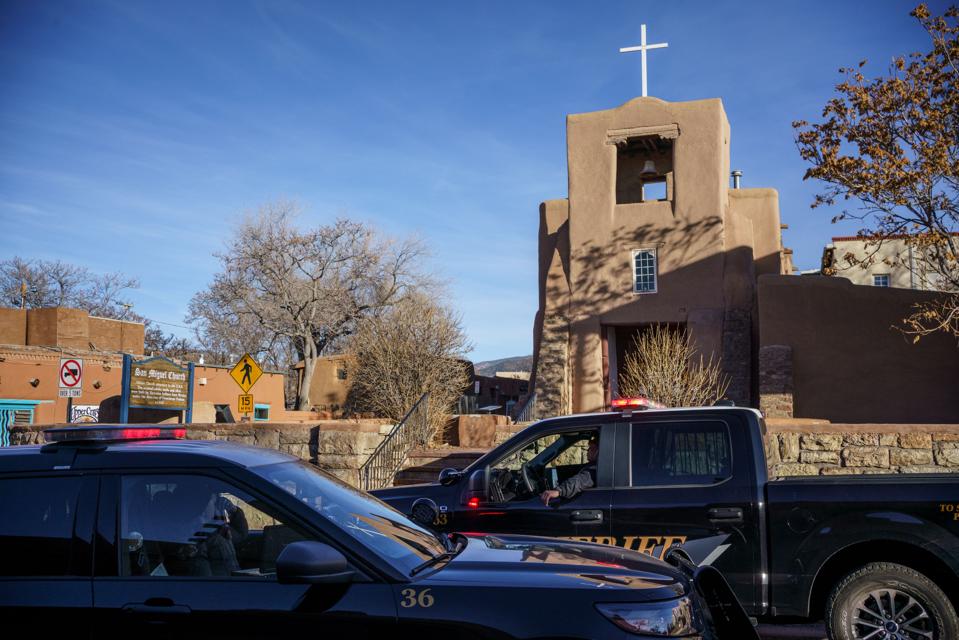 State Capitol Building in Santa Fe, New Mexico.