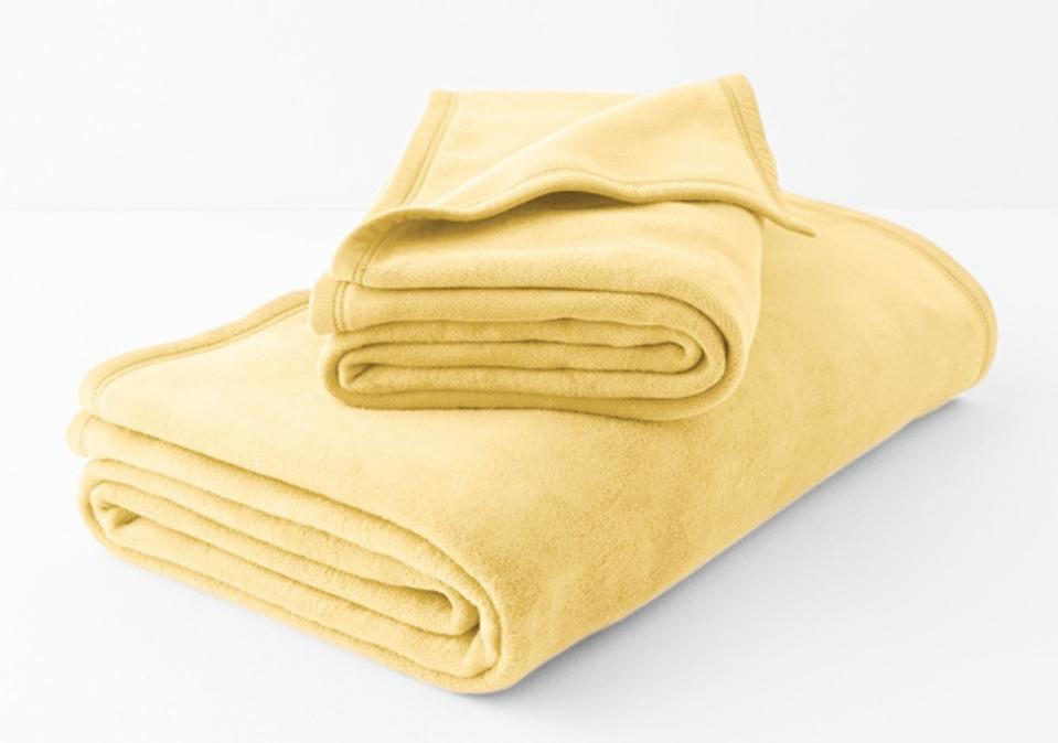 Cotton Fleece Blanket from Garnet Hill