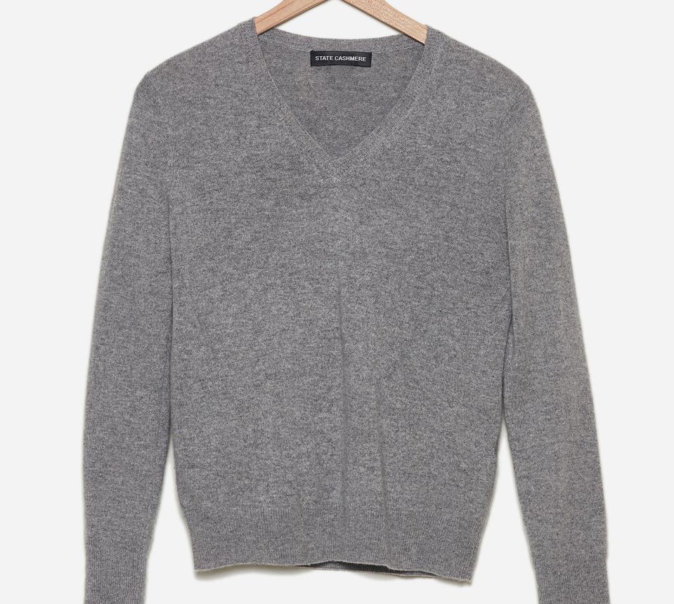 V-Neck Cashmere Sweater from State Cashmere
