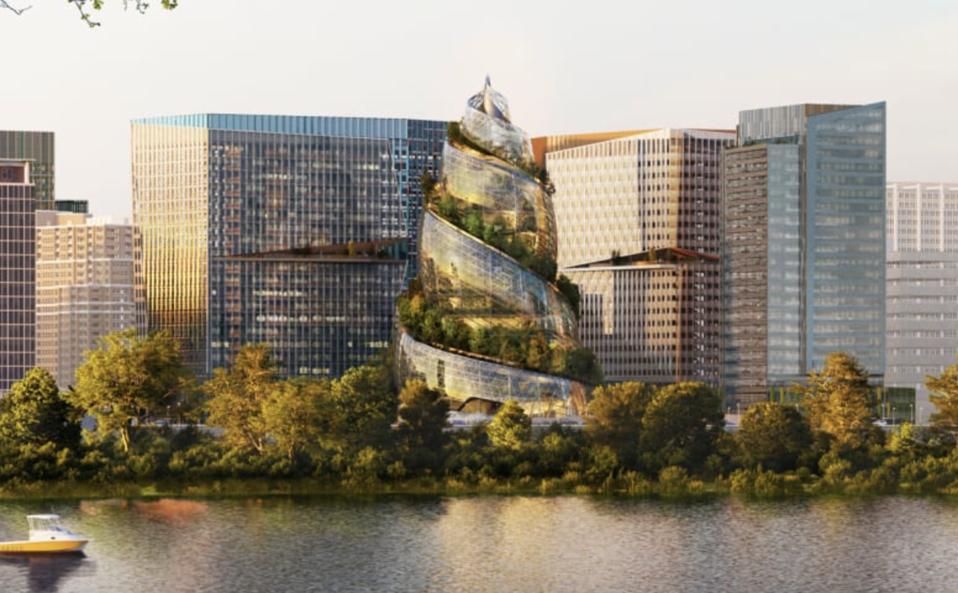 Amazon S Hq2 Reveals The Helix In Attempt To Revamp Crystal City Va Amazon S Hq2 Reveals The Helix In Attempt To Revamp Crystal City Va