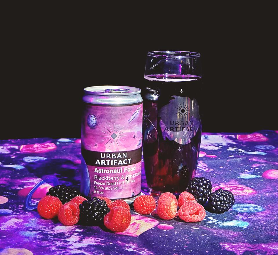 Urban Artifact, a Cincinnati craft brewery known for its fruity sours, has gone a step further with Astronaut Food, a series of sours with freeze-dried fruits.