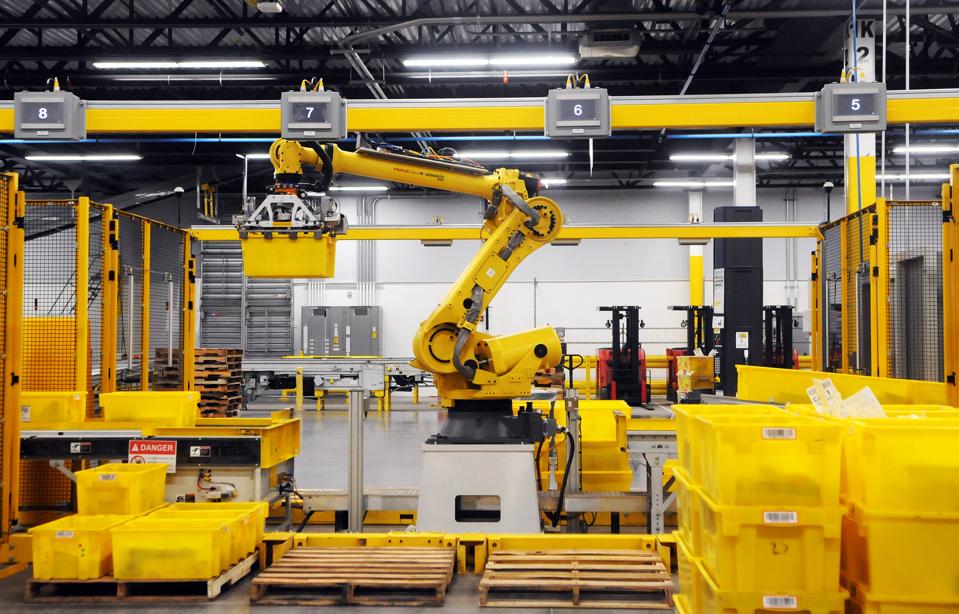 Amazon's Newest Robotics Fulfillment Center Holds Grand Opening In Orlando