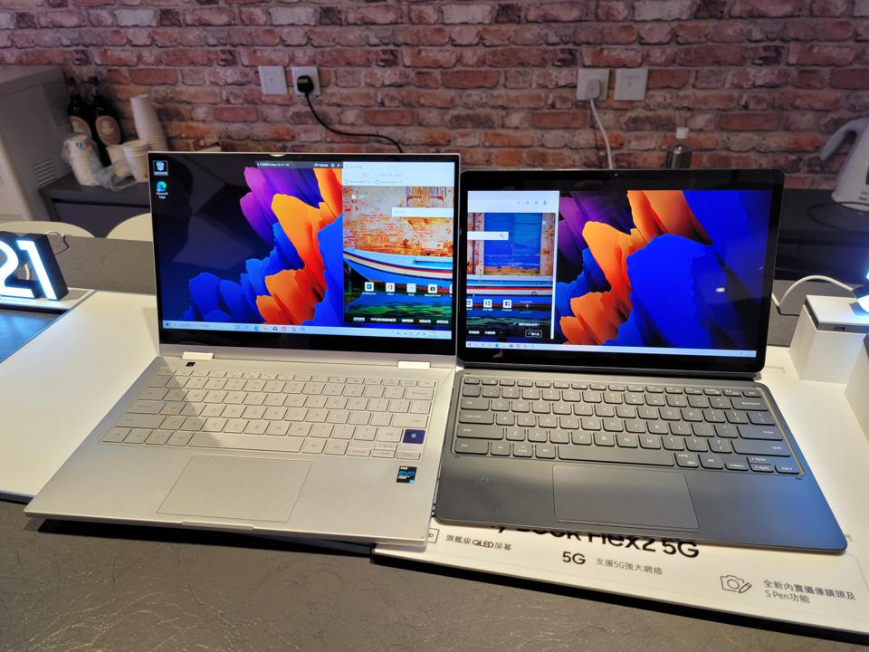 Using a Galaxy Tab S7 as a second monitor for the Galaxy Book Flex 2