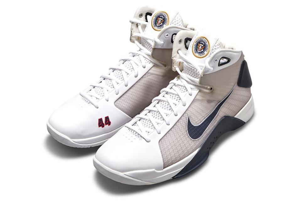 A Presidential Pair: Exclusive Nike Hyperdunk sneakers, designed exclusively for Barack Obama, will hit Sotheby's new e-commerce platform on February 12, 4:44PM eastern.