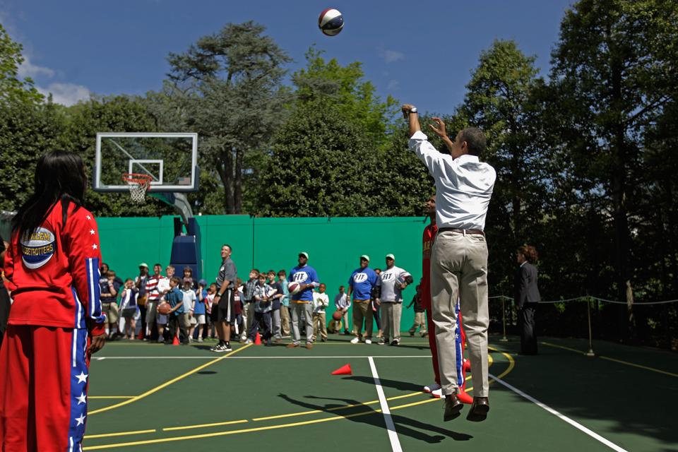President And Mrs. Obama Host Annual Easter Egg Roll At White House.