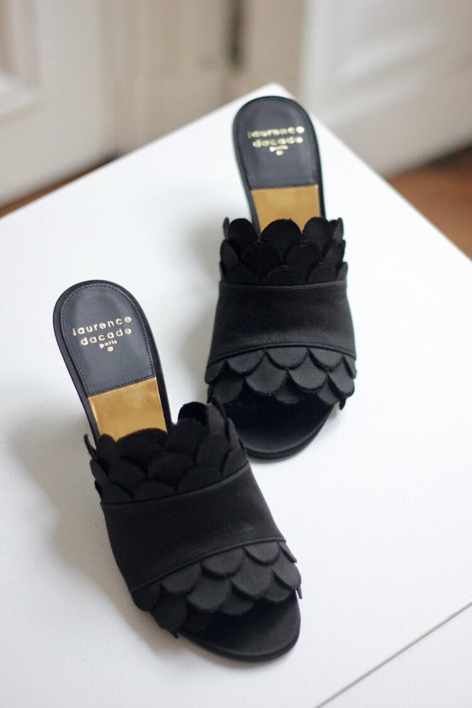 Beverly Black Satin